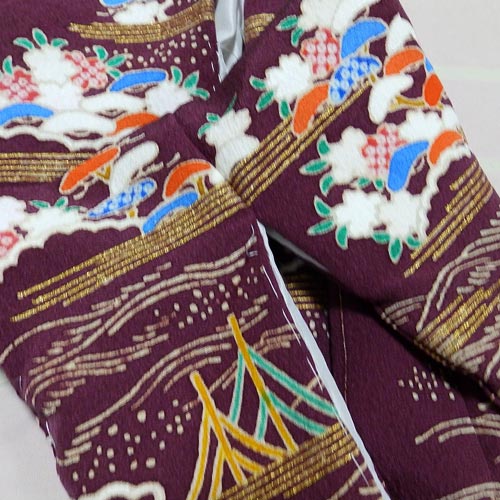 表地の袖と身頃の表地が繋がった画像