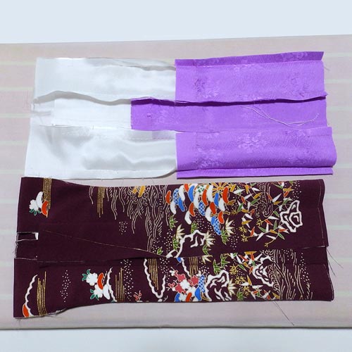 表地と裏地縫い終わり画像