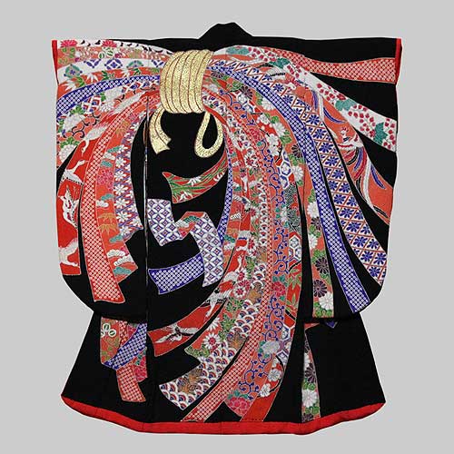 束ね熨斗文ミニチュア着物