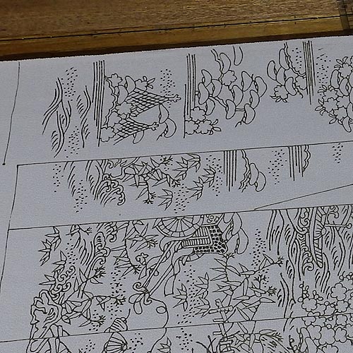 白糊糸目終わり